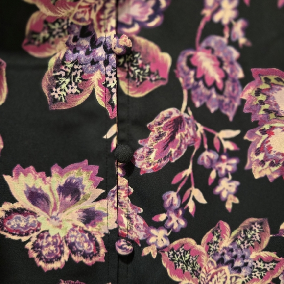 Loft Floral Ruffle Blouse - Picture 4 of 5